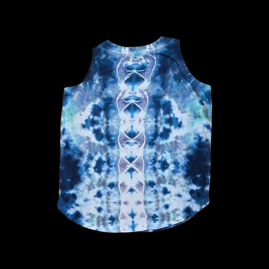 Cosmic Geode Mandala Tie Dye Women's Tank Top — Women's Large