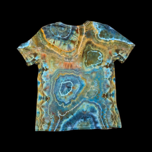 Ocean Geode Tie Dye Women's T-Shirt — Women's Medium