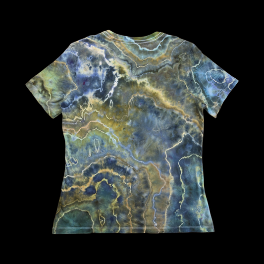 Geode tie-dye t-shirt - women's medium — Back