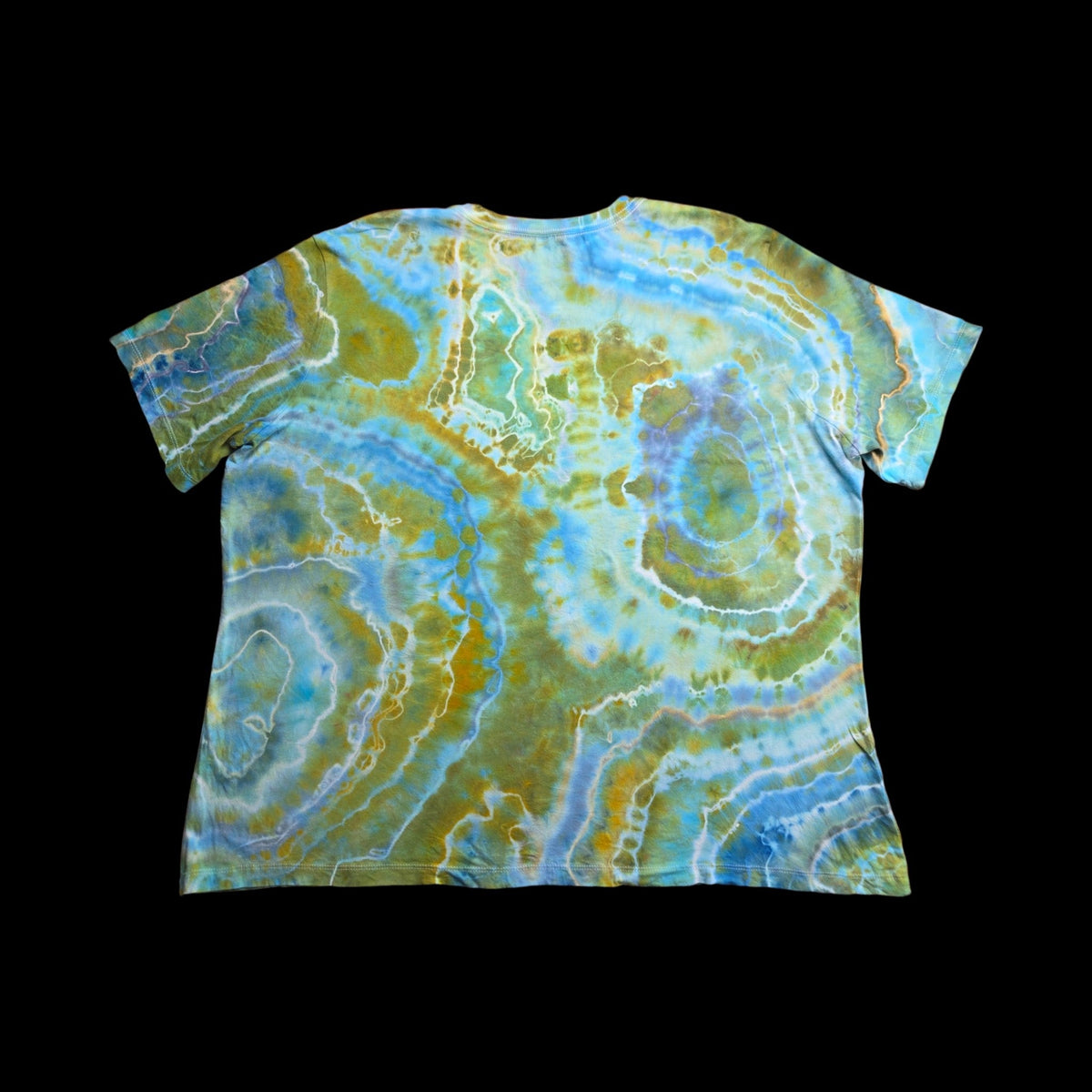 Geode tie-dye t-shirt - women's 2XL — Back