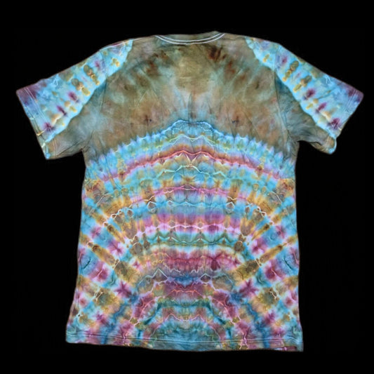 L diamond mandala tie-dye t-shirt image 1