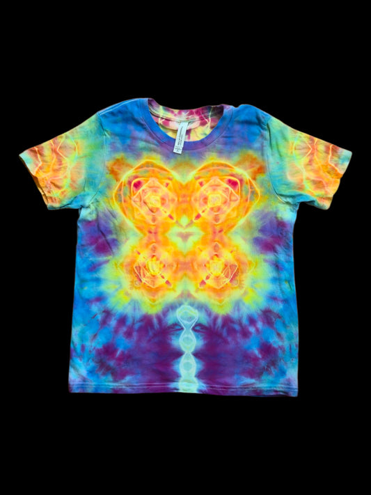 Mandala and Spine Tie Dye T-Shirt — Youth XL