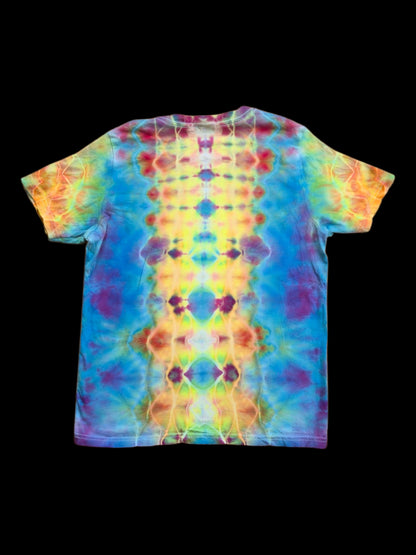 XL youth mandala and spine tie dye t-shirt