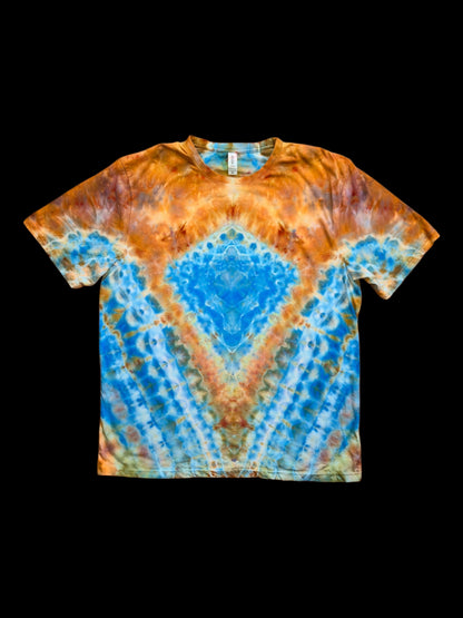 XL mandala tie dye t-shirt, unisex extra large