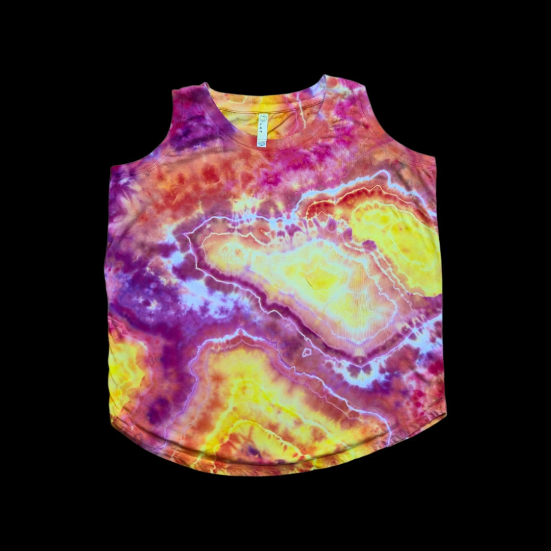 Molten Geode Tie Dye Women's Tank Top — Women's 2XL