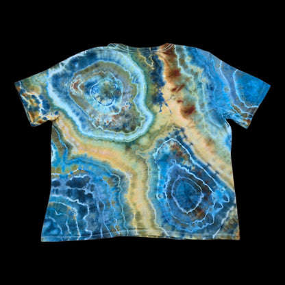 Ocean Geode Tie Dye Women's T-Shirt — Women's 2XL