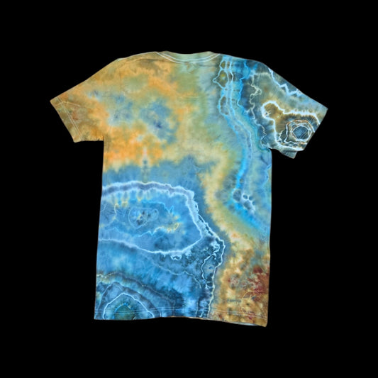 Ocean Geode Tie Dye Unisex T-Shirt — Unisex Small