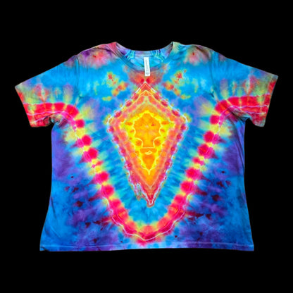 Diamond Geode Tie Dye Women's T-Shirt — Women's 2XL