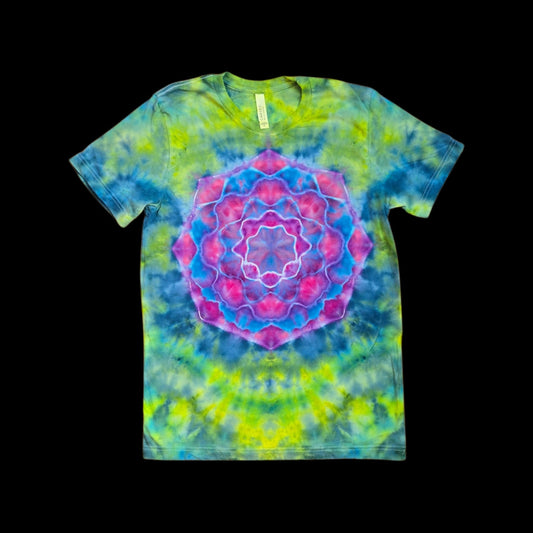 Kaleidoscope Mandala Tie Dye T-Shirt — Unisex Medium