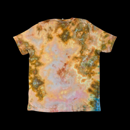 Blue Geode Tie Dye T-Shirt — Unisex XL