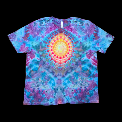 Sunrise Mandala Tie Dye T-Shirt — Unisex 3XL