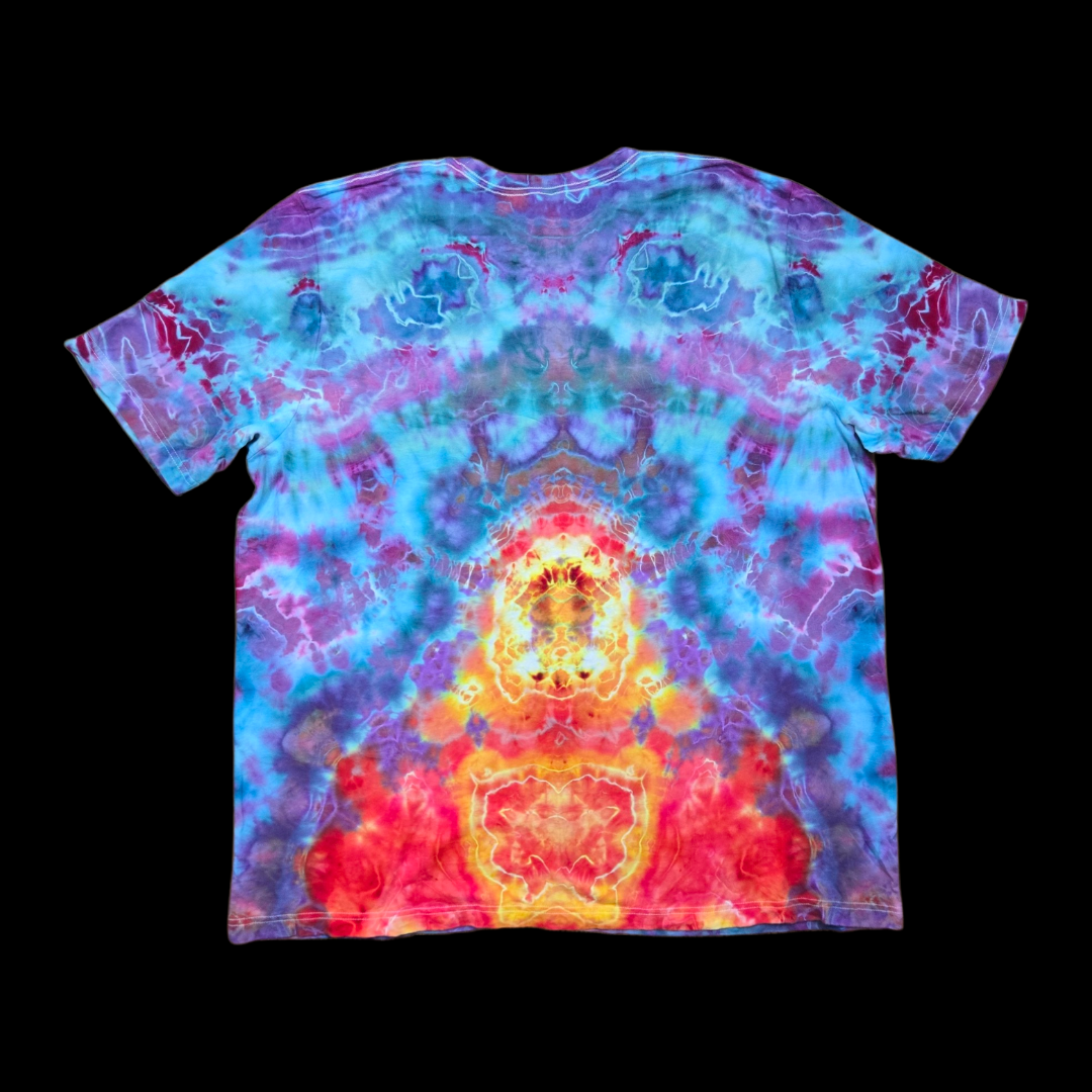 Sunrise Mandala Tie Dye T-Shirt — Unisex 3XL