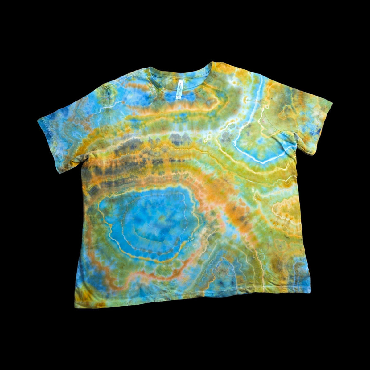 Geode tie-dye t-shirt - women's 3XL — Front — geode