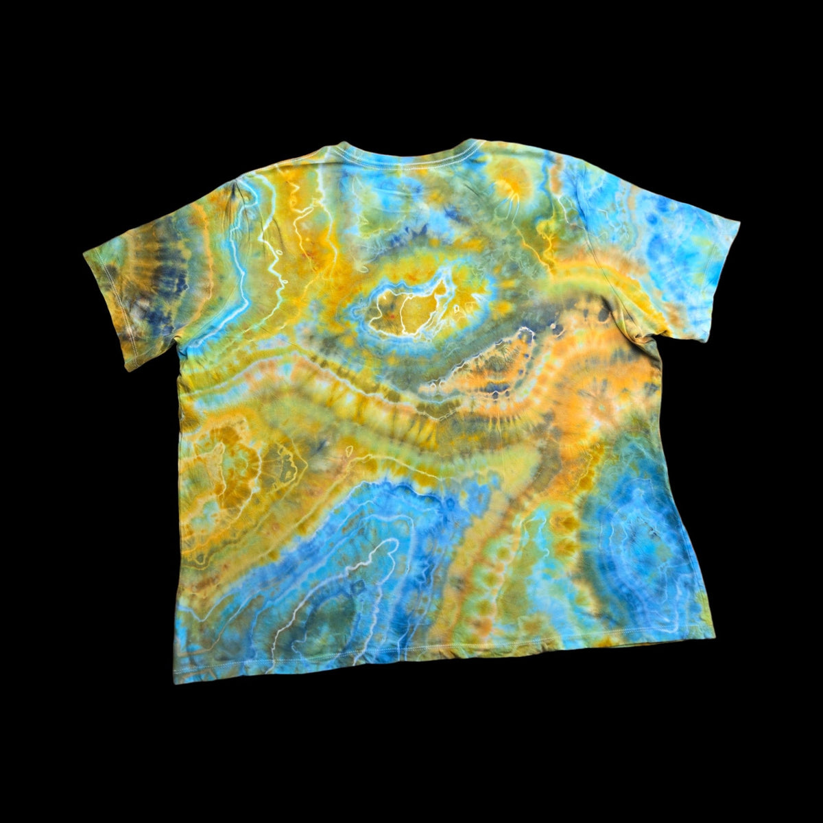 Geode tie-dye t-shirt - women's 3XL — Back