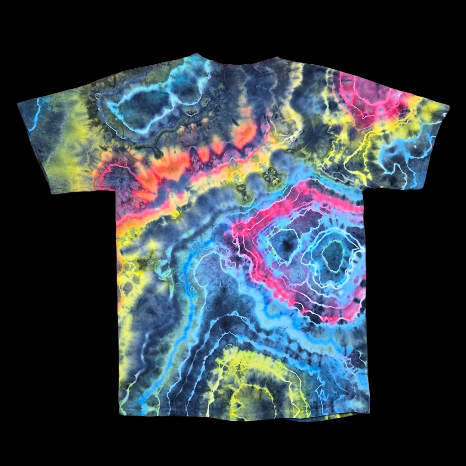 Large neon geode tie-dye t-shirt image 1