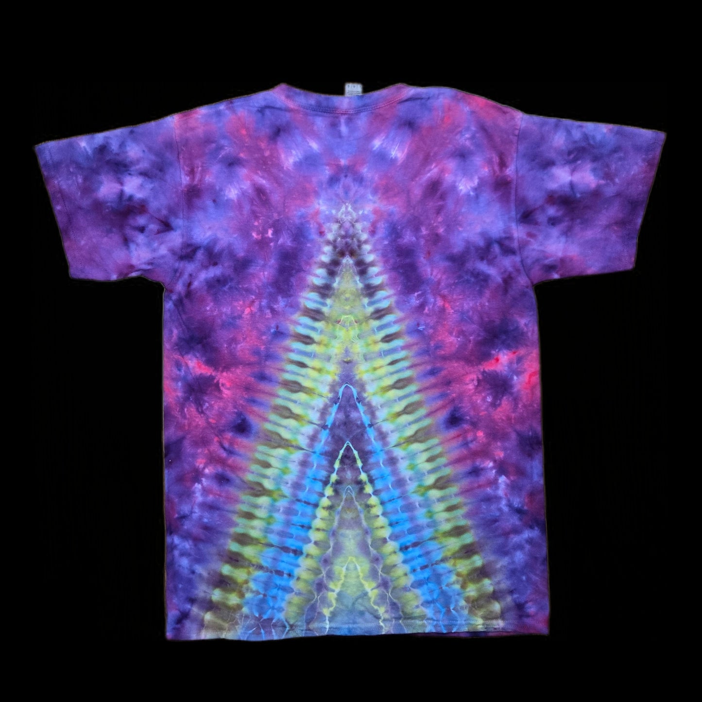Large mandala super decent tie-dye t-shirt image 1
