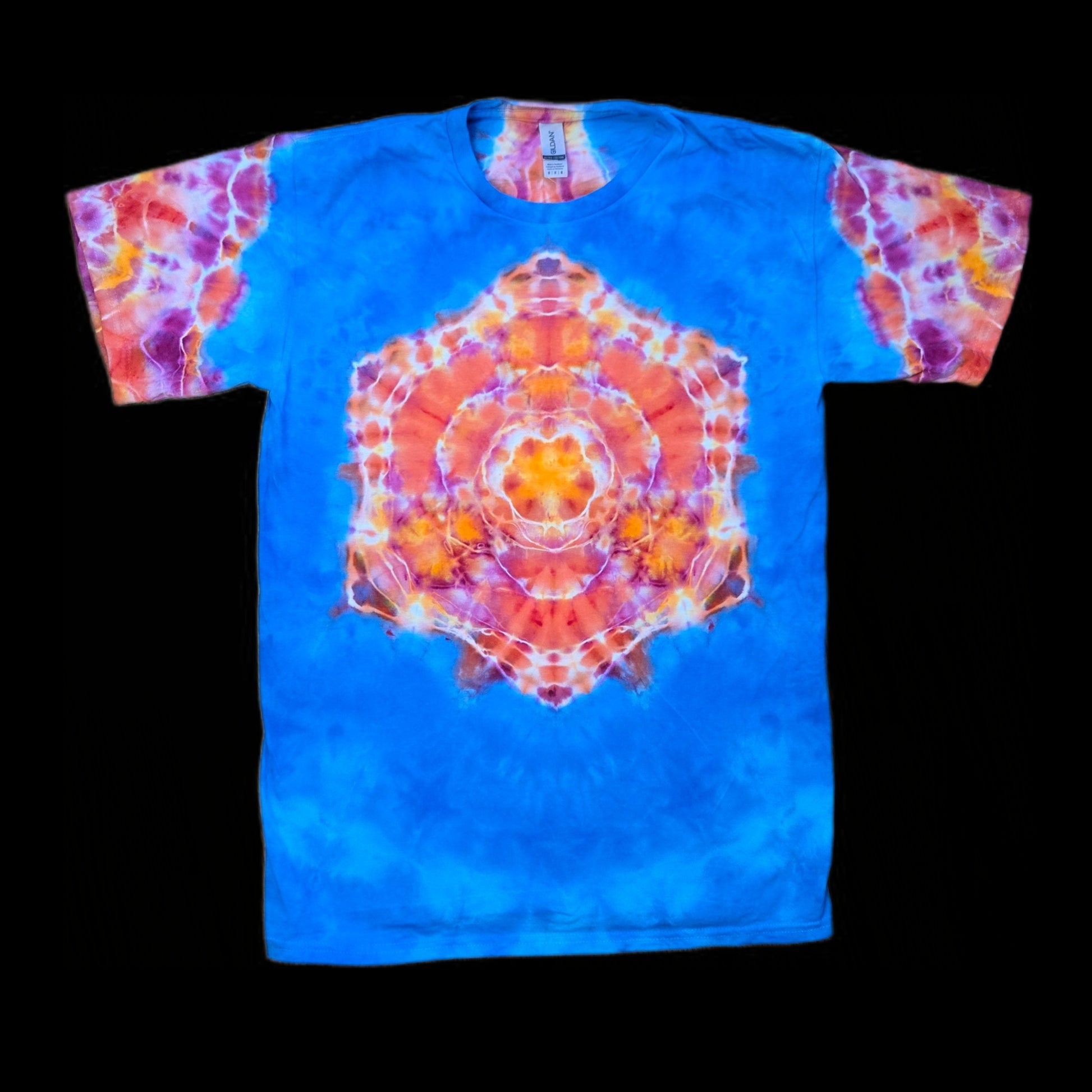 2XL mandala with spine tie dye t-shirt image 0