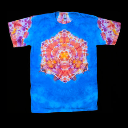 2XL mandala with spine tie dye t-shirt image 0