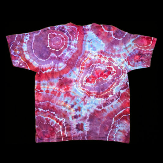 2XL geode tie dye t-shirt, heavyweight cotton image 1