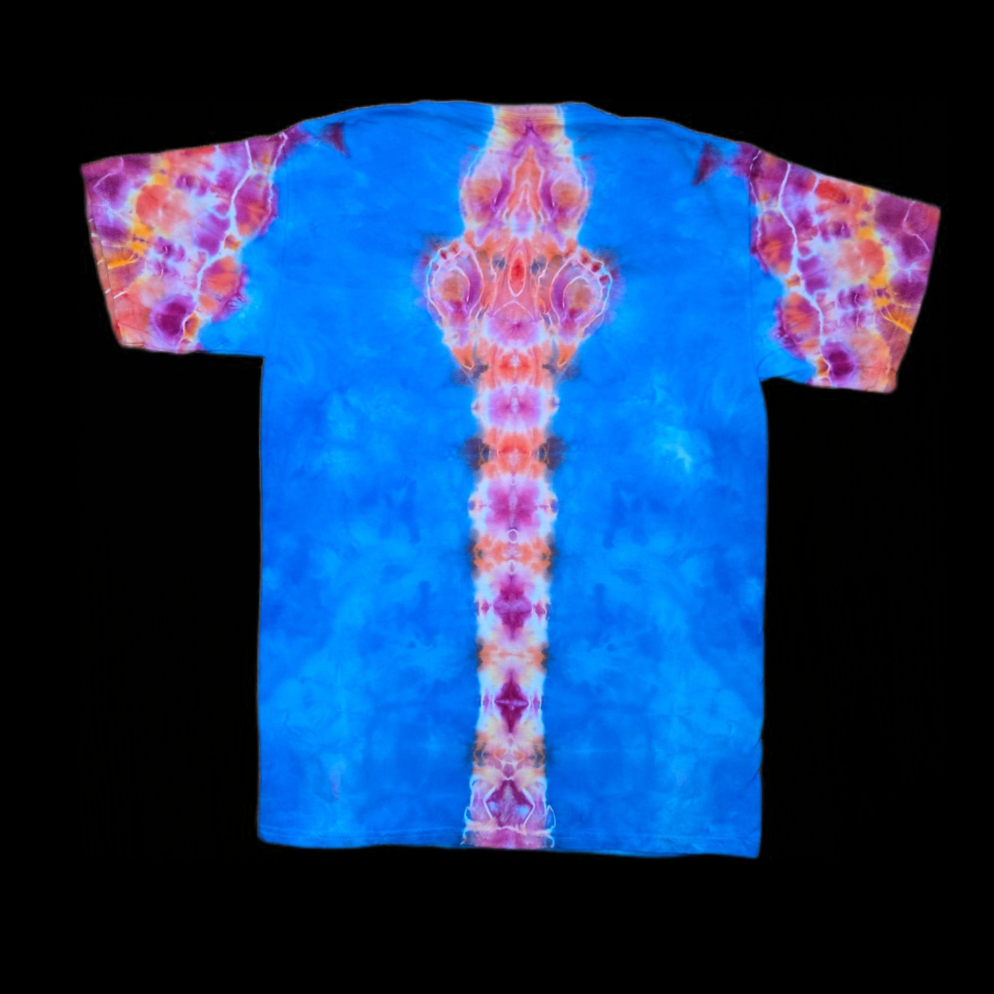2XL mandala with spine tie dye t-shirt image 1