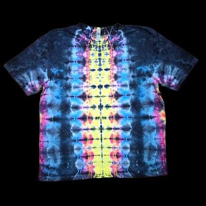 XL rainbow klink-esque tie dye t-shirt, unisex extra large image 0