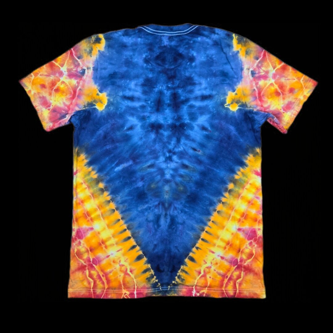 L diamond mandala tie-dye t-shirt image 1