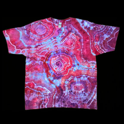 2XL geode tie dye t-shirt, heavyweight cotton image 0