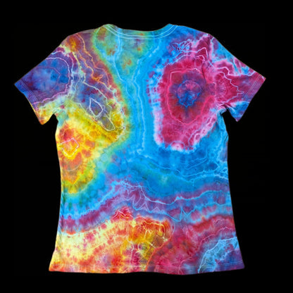 Geode tie-dye t-shirt - women's small — Back — geode