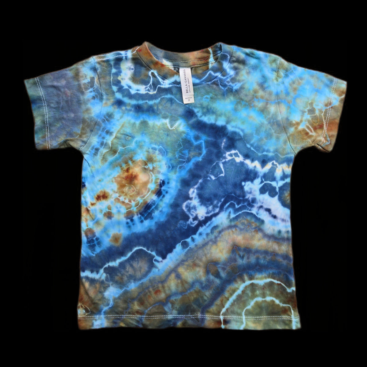 Geode tie-dye t-shirt - unisex 3T — Front — geode