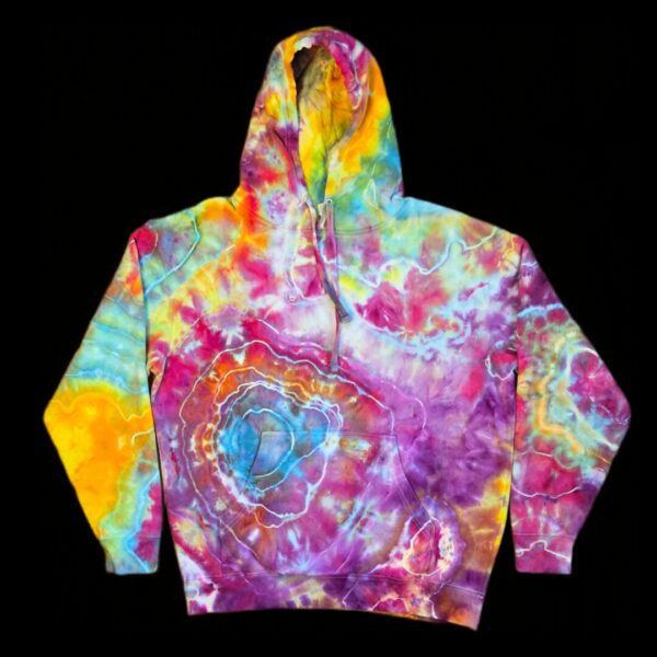 L Rainbow Geode Hoodie