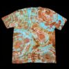 XL copper geode tie-dye t-shirt