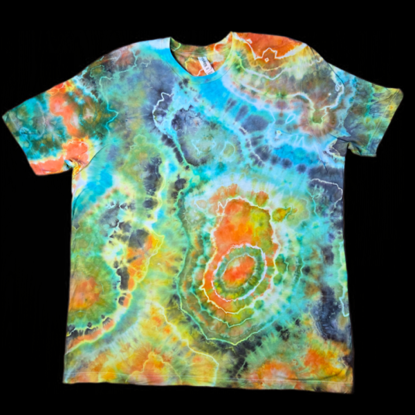 3XL Blue and Orange Geode