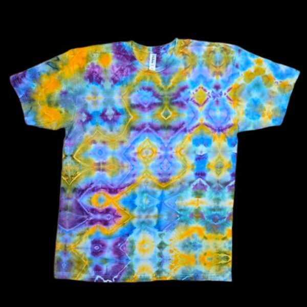 L Yellow and Blue Glitch