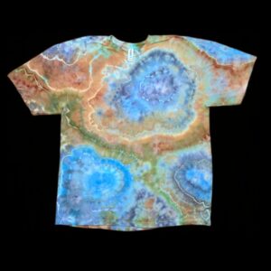 XL blue natural geode