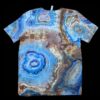 photostudio_1765120066301 L blue and brown geode tie-dye t-shirt