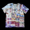 XL wonky glitch tie-dye t-shirt