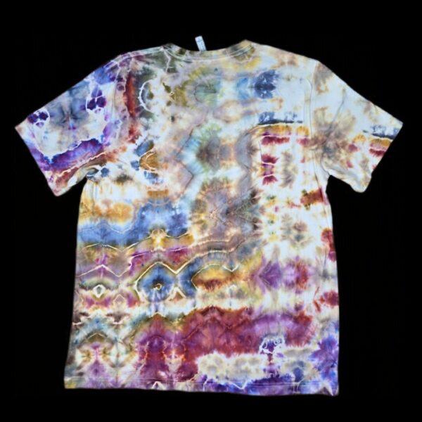 XL wonky glitch tie-dye t-shirt