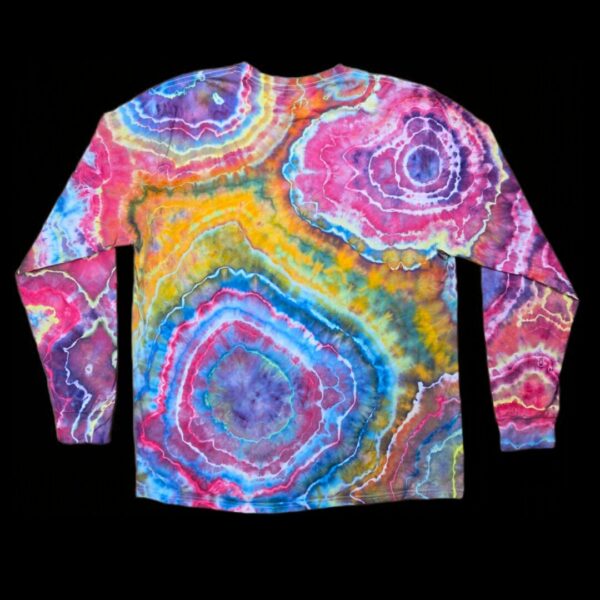 photostudio_1766244978013 XL rainbow geode tie-dye long-sleeve t-shirt