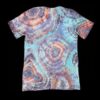 M red and brown geode tie-dye t-shirt
