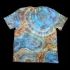 XL blue geode tie-dye t-shirt