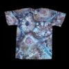 Large dark geode tie-dye t-shirt