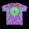 photostudio_1769870922171 X-Large bright green mandala tie-dye t-shirt