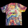 X-Large fire geode tie-dye t-shirt