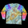 XLarge geode w rainbow long-sleeve tie dye