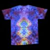 Large mandala wonky tie-dye t-shirt